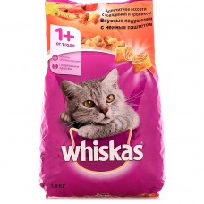 Whiskas для взрослых кошек с говядиной