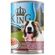 Консервы King Dog Beef для взрослых собак с говядиной 415г 
