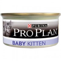 Pro Plan Baby Kitten мусс для котят с курицей 85 г.
