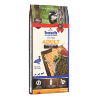 Bosch Adult для собак всех пород с чувствительным пищеварением, склонных к аллергии и пищевой непереносимости утка с рисом