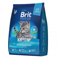 Brit Premium Cat Kitten Chicken & Salmon с лососем и курицей для котят