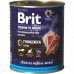 Brit Premium By Nature консервы с говядиной и рисом для всех собак 850 г.