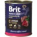 Brit Premium By Nature консервы с сердцем и печенью для всех собак 850 г.