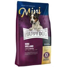 Happy Dog Mini Ireland Беззерновой корм для собак миниатюрных пород с чувствительной кожей и шерстью с лососем и кроликом
