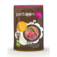 Petboom корм сухой для кошек с мясом и овощами