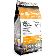 Probalance Immuno Protection с курицей и индейкой корм для взрослых кошек всех пород