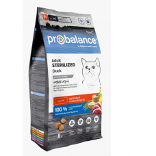 Probalance Cat Sterilized (Утка) для кошек