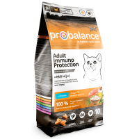 Probalance Immuno Protection с лососем корм для взрослых кошек всех пород