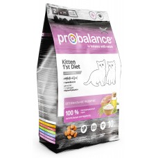 Probalance 1'st Diet Kitten сухой корм для котят с 2 месяцев, а также беременных и кормящих кошек