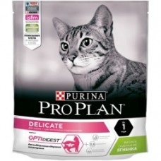 Pro Plan Delicate для кошек с чувствительным пищеварением с ягненком