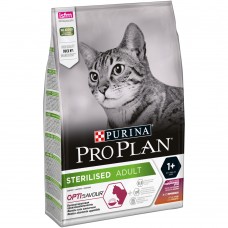 Pro Plan Sterilised для стерилизованных кошек с уткой и печенью
