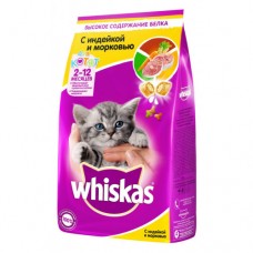 Whiskas для котят с индейкой и морковью 1.9 кг